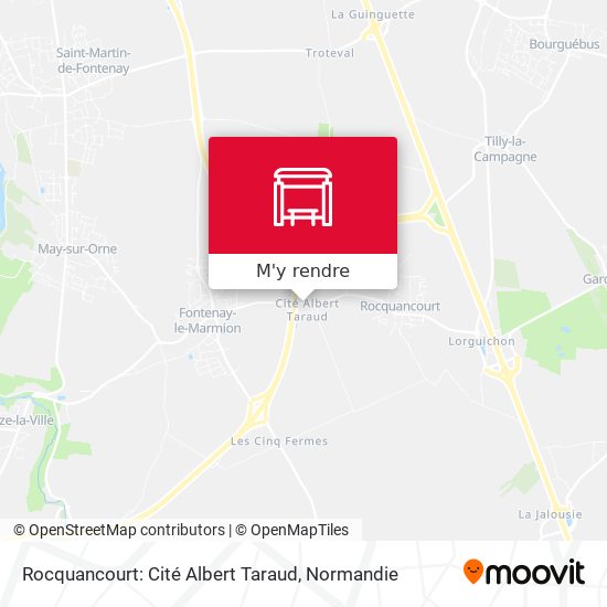 Rocquancourt: Cité Albert Taraud plan