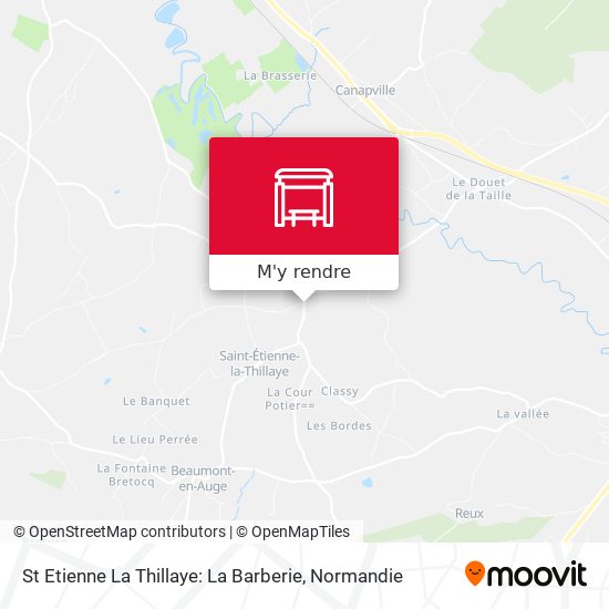 St Etienne La Thillaye: La Barberie plan