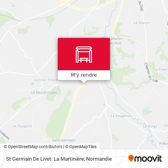 St Germain De Livet: La Martinière plan
