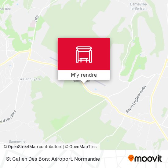 St Gatien Des Bois: Aéroport plan