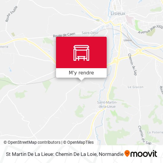 St Martin De La Lieue: Chemin De La Loie plan