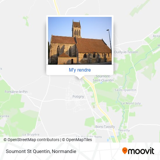 Soumont St Quentin plan