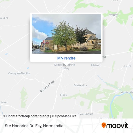 Ste Honorine Du Fay plan
