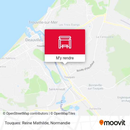 Touques: Reine Mathilde plan