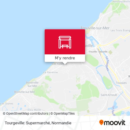 Tourgeville: Supermarché plan