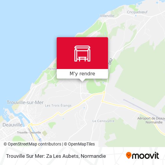 Trouville Sur Mer: Za Les Aubets plan