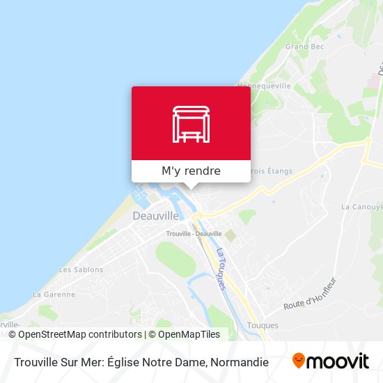 Trouville Sur Mer: Église Notre Dame plan