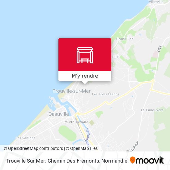Trouville Sur Mer: Chemin Des Frémonts plan