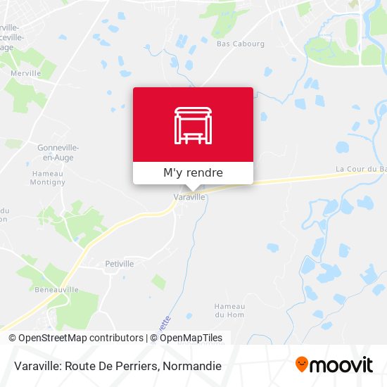 Varaville: Route De Perriers plan