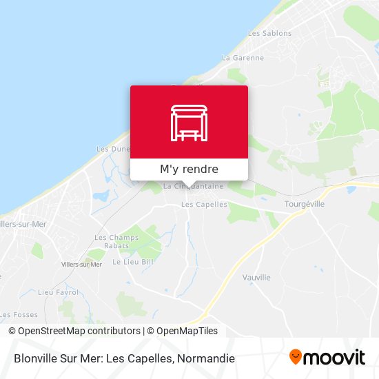 Blonville Sur Mer: Les Capelles plan