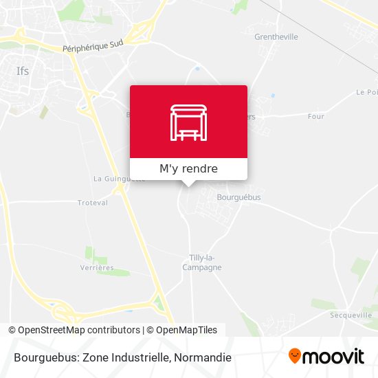 Bourguebus: Zone Industrielle plan