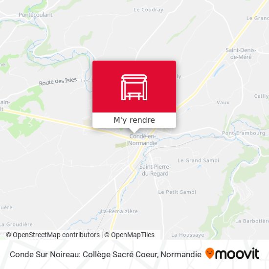 Conde Sur Noireau: Collège Sacré Coeur plan