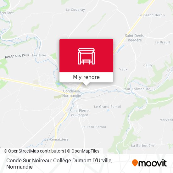 Conde Sur Noireau: Collège Dumont D'Urville plan