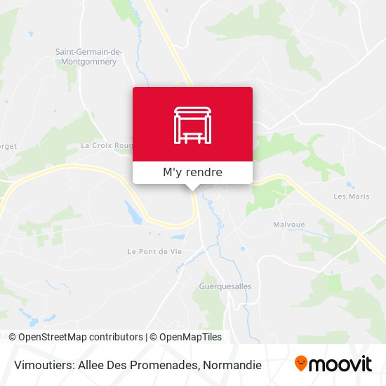 Vimoutiers: Allee Des Promenades plan