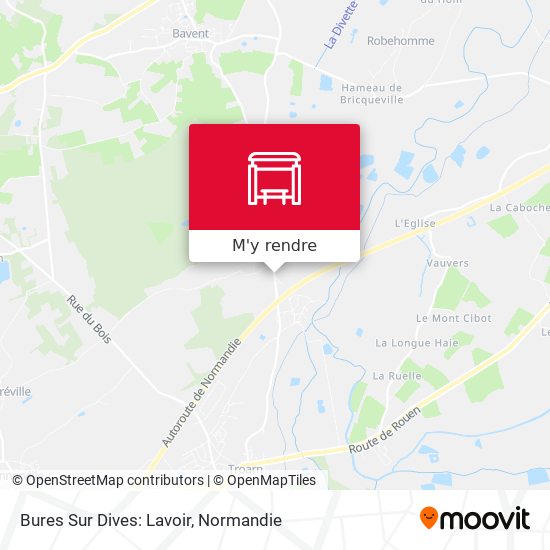 Bures Sur Dives: Lavoir plan