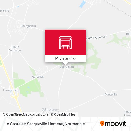 Le Castelet: Secqueville Hameau plan