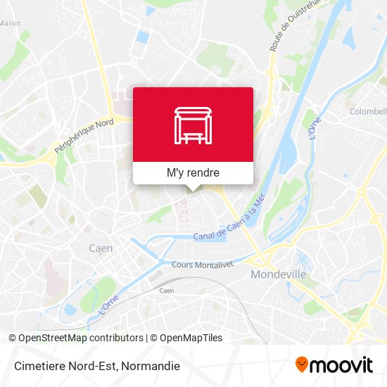 Cimetiere Nord-Est plan