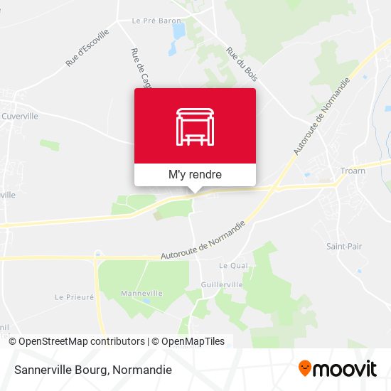 Sannerville Bourg plan