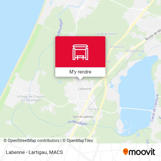 Labenne - Lartigau plan