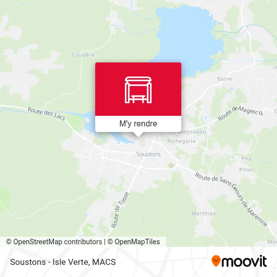 Soustons - Isle Verte plan