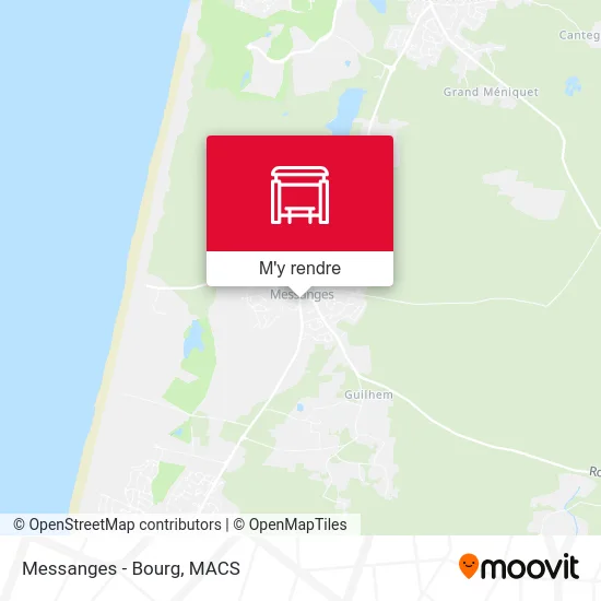 Messanges - Bourg plan