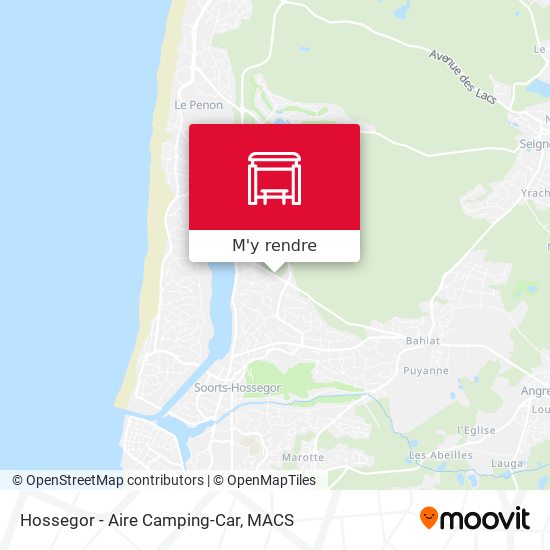 Hossegor - Aire Camping-Car plan