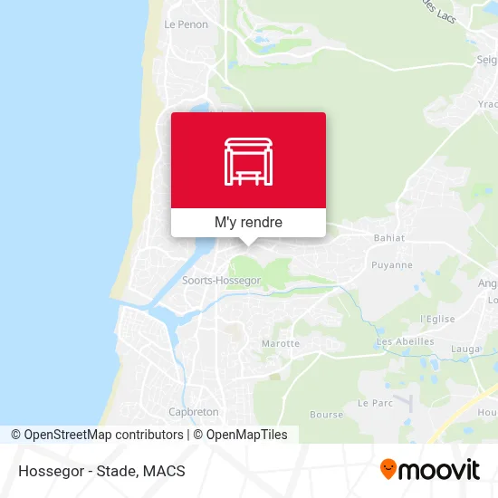 Hossegor - Stade plan