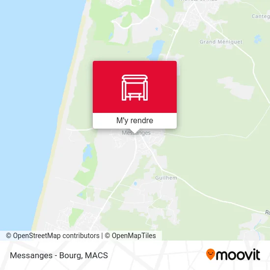 Messanges - Bourg plan