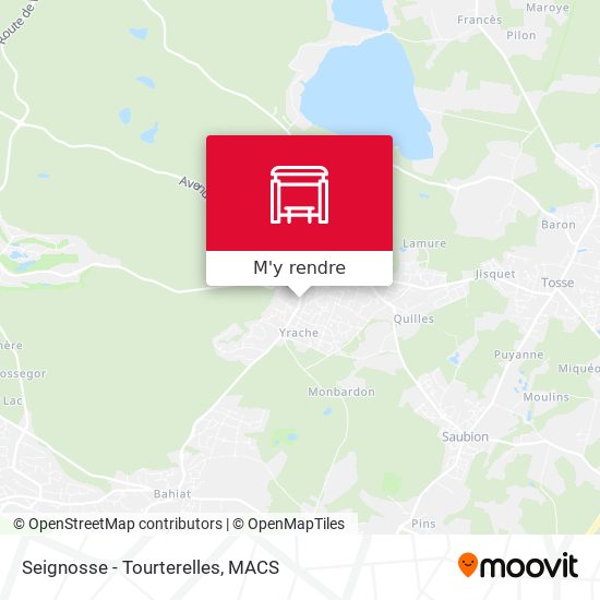 Seignosse - Tourterelles plan