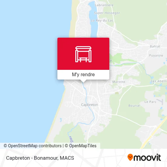 Capbreton - Bonamour plan