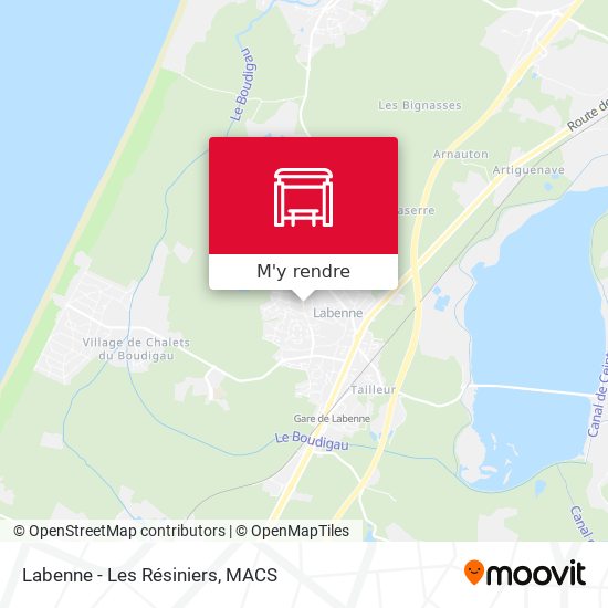 Labenne - Les Résiniers plan