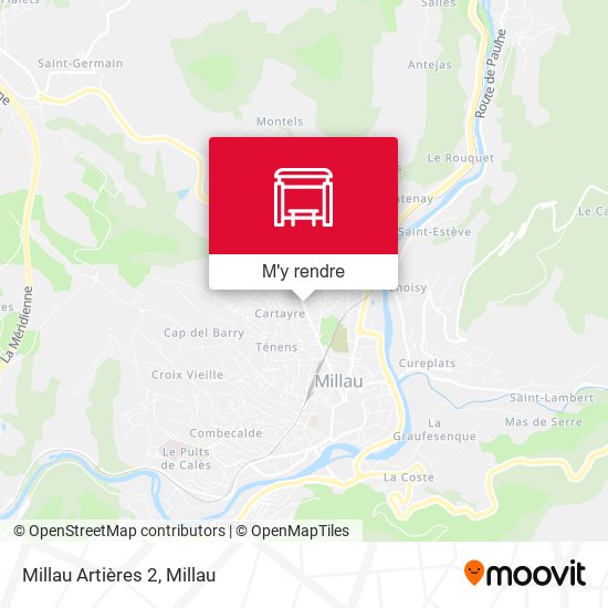 Millau Artières 2 plan