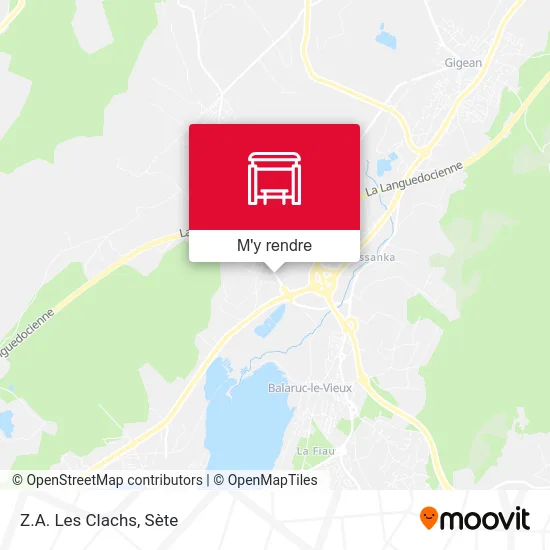 Z.A. Les Clachs plan