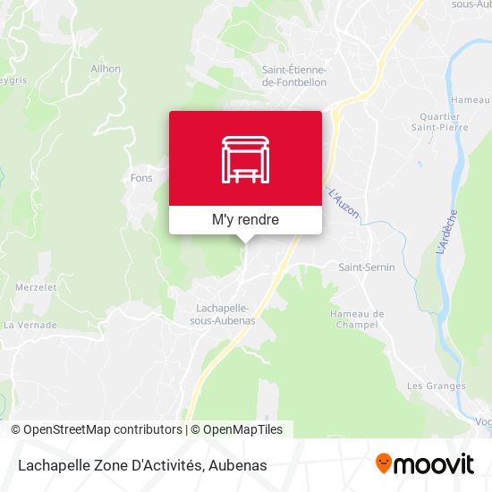 Lachapelle Zone D'Activités plan