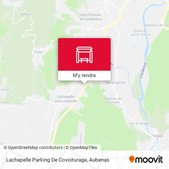 Lachapelle Parking De Covoiturage plan