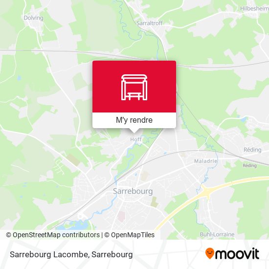 Sarrebourg Lacombe plan