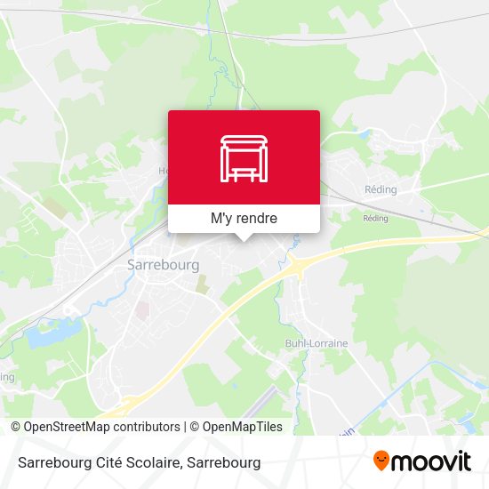 Sarrebourg Cité Scolaire plan