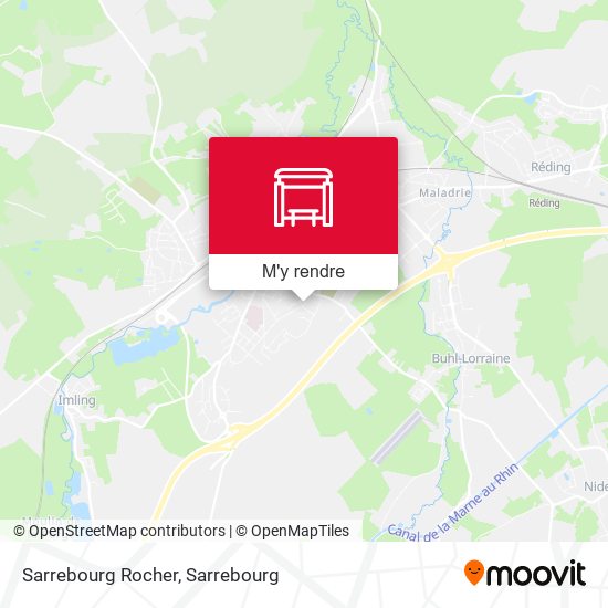 Sarrebourg Rocher plan