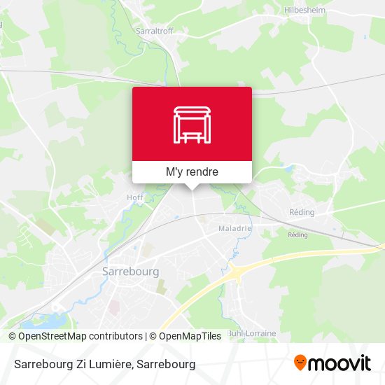 Sarrebourg Zi Lumière plan