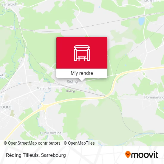 Réding Tilleuls plan