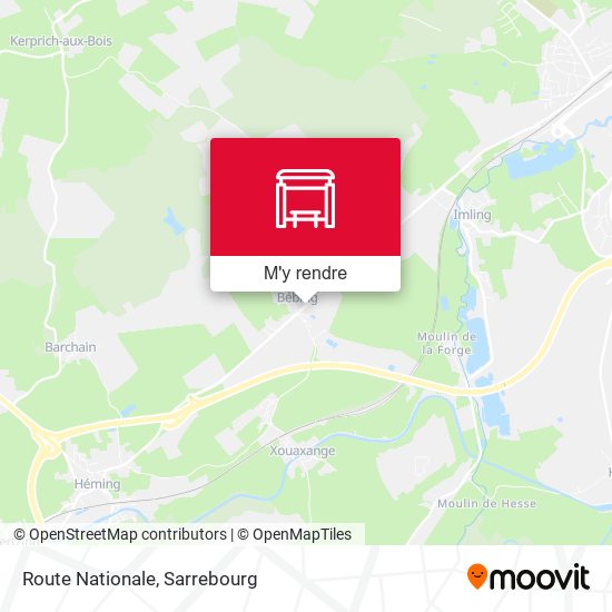 Route Nationale plan