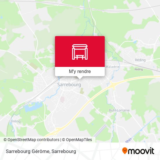 Sarrebourg Gérôme plan
