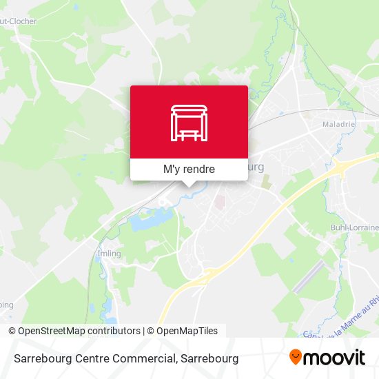 Sarrebourg Centre Commercial plan