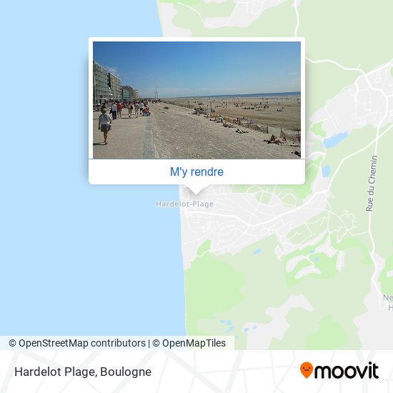 Hardelot Plage plan