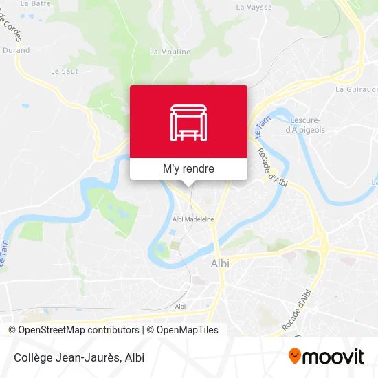 Collège Jean-Jaurès plan