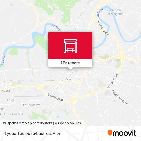 Lycée Toulouse-Lautrec plan