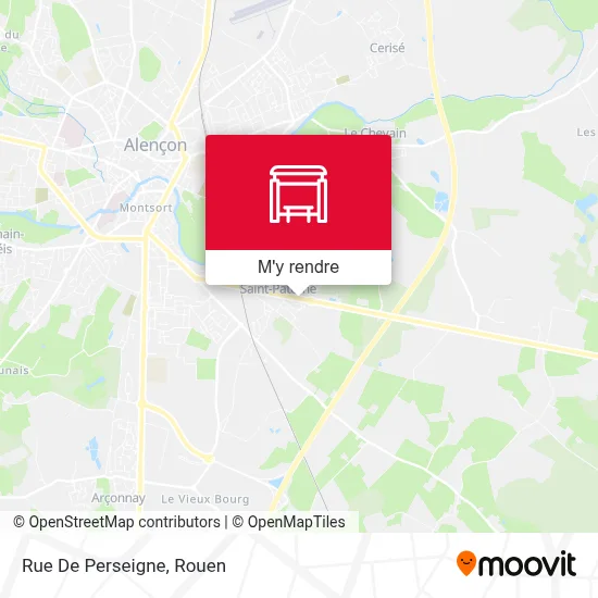 Rue De Perseigne plan