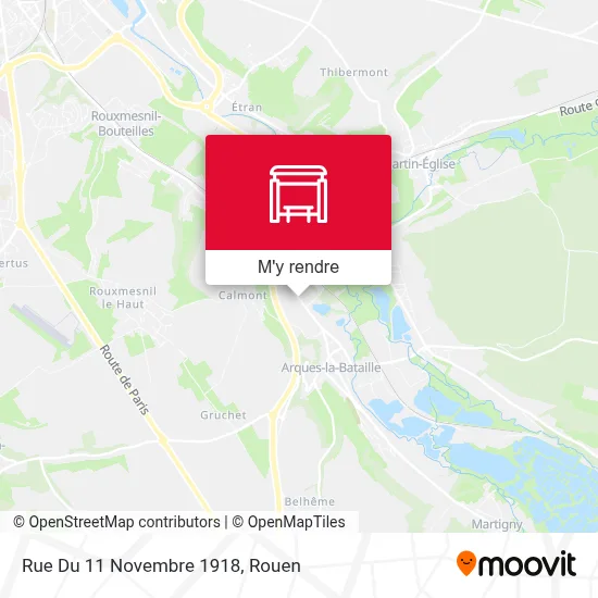 Rue Du 11 Novembre 1918 plan