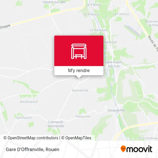 Gare D'Offranville plan