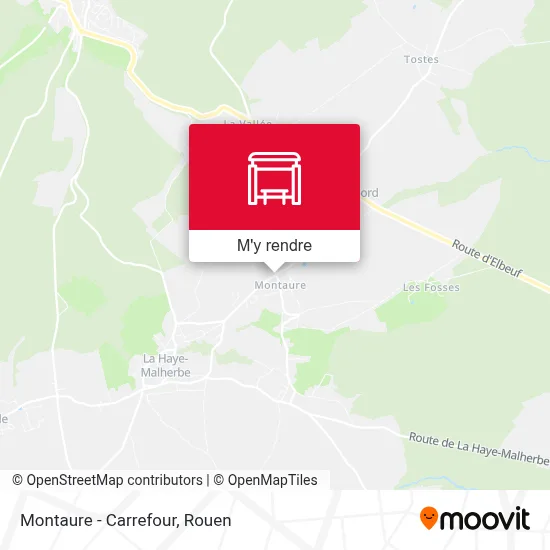 Montaure - Carrefour plan